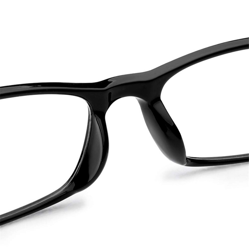 HUIHUIKK Distance Glasses Black Frame Shortsighted Myopia Glasses -1.50 Strength
