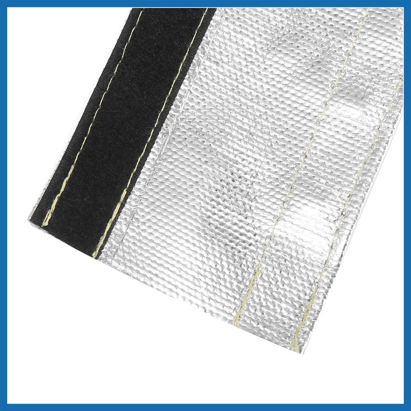 A ABSOPRO Car Heat Shroud 3/4" ID 3.2ft Aluminized Sleeving