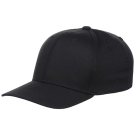 Lids Youth All Star Stretch Fitted Curved Bill Baseball Cap (Black, Stretch)