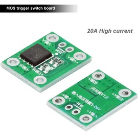 Youmile 10 pcs MOS switch board 20A Mini High power MOS trigger switch driver field effect tube module 5-26V PWM regulation electronic switch control
