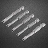 5 Pcs Alloy Steel Screwdriver Drill Bits Set 50mm/2inch Length