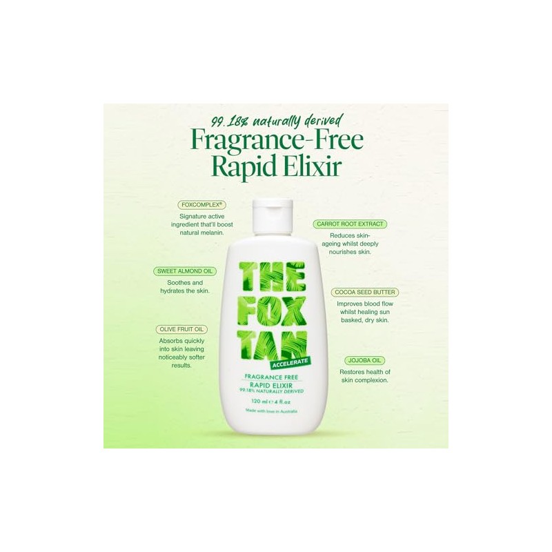 THE FOX TAN- ACELERA TU BRONCEADO: Nuestro Rapid Elixir fue