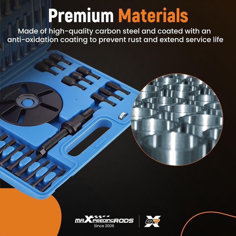 maXpeedingrods Harmonic Balancer Puller Kit, Harmonic Balancer Removal Install Tool