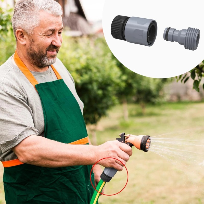 Connect Garden Hose Quick Connector 3/4 Inch Plastic Garden Hose