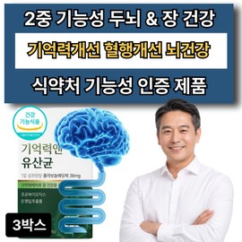 Newly Memory & Probiotics, 3 boxes, 60 tablets / 뉴일리 기억력 앤 유산균, 3박스, 60정