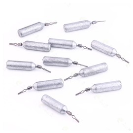 FOLANDO 20 PCS Small Fishing Weights, Sea Fishing Weights for Freshwater Saltwater Fishing Tackle Weights Kit 3.5g