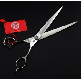Purple Dragon High-end Professional Pet Cat Dog Grooming Shears Straight Scissors for Professional Pet Groomer