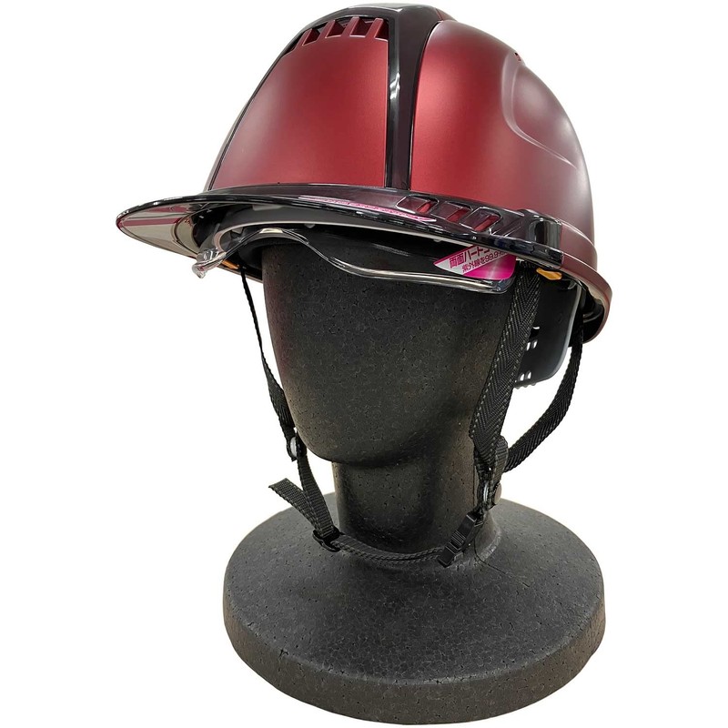 Toyo Safety No. 391FSMMRD Metallic Matte Helmet Red