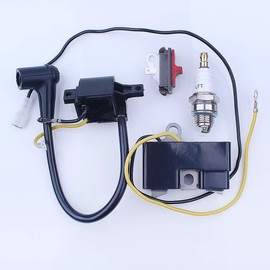 Mtanlo Ignition Coil Module Kit for Husqvarna 266XP 266SE 66 162 266 Jonsered 630 670 Chainsaw 501546201 501517201 501516201 501617201