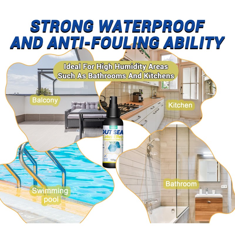 Grout Sealer 7oz/200g, Waterproof Penetrating Sealant with Squeeze Tip, Professional
