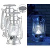 Lunartec Storm Lantern LED Solar: Set of 2 Dimmable High-Power