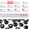 Dowarm 1440 Pieces SS4 Flatback Rhinestones, 1.5MM Flatback Crystal Rhinestones