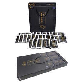 Uiseong Black Garlic Extract Gold Holiday Gift Set Lunar New Year Gift, 30 pieces, 60ml / 의성 흑마늘진액 골드 명절 선물세트 설선물, 30개, 60ml