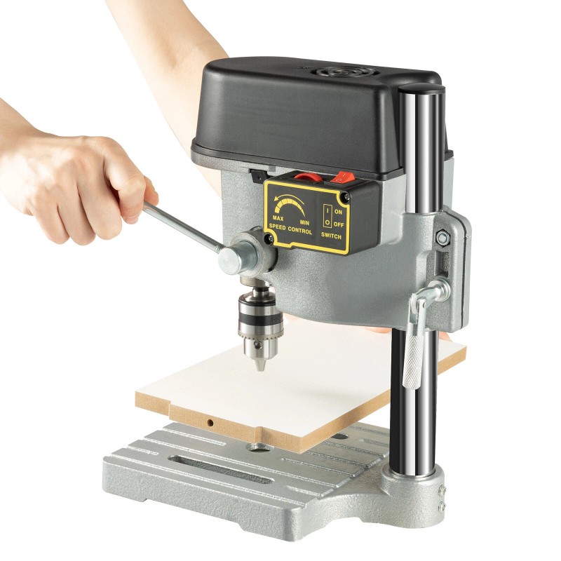 SENDERPICK Portable Mini Bench Drill Press Bench Compact Small Electric