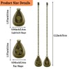 SUR-CIEL 4PCS Ceiling Fan Pull Chain, Fan Pull Chain Extensions,