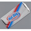 Foil Hot Dog Bags, 3.5x1.5x8.5", Stock Printed, 1000 Bags Per