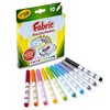 Crayola Fabric Markers, At Home Crafts for Kids, Fine Tip,