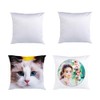 40X40 White Plain Sublimation Blanks Pillow Case Cushion Cover Pillowcase