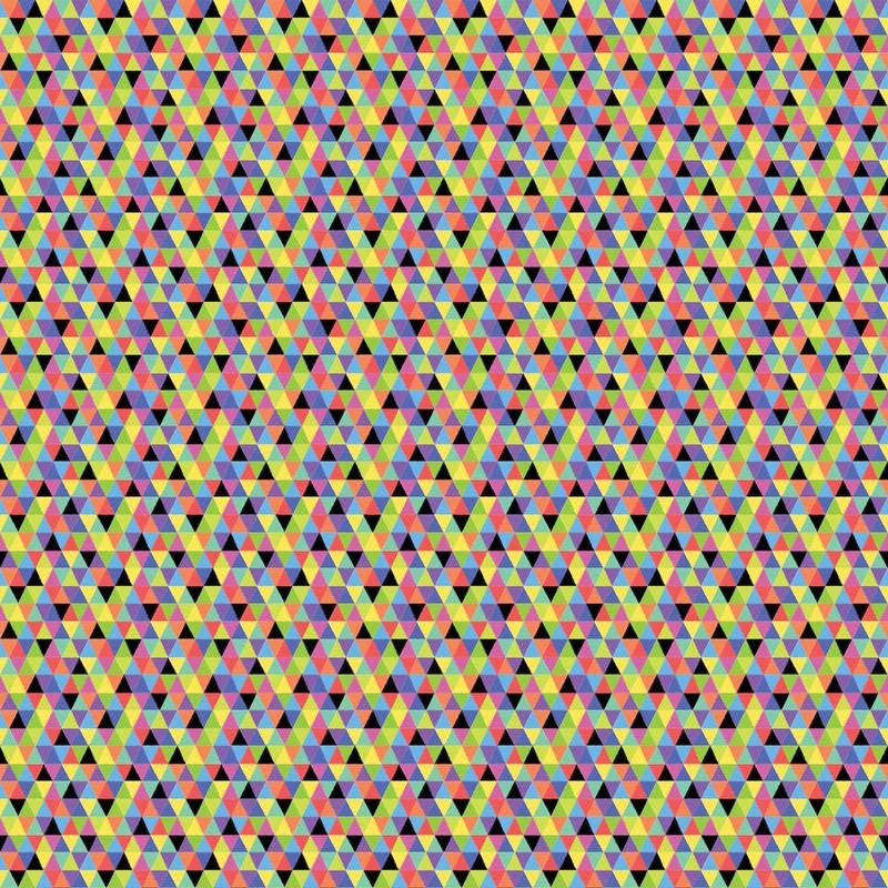 Cricut 2006779 Transfer Sheet Patterns, Triangle Brights Infusible Ink, Traingle