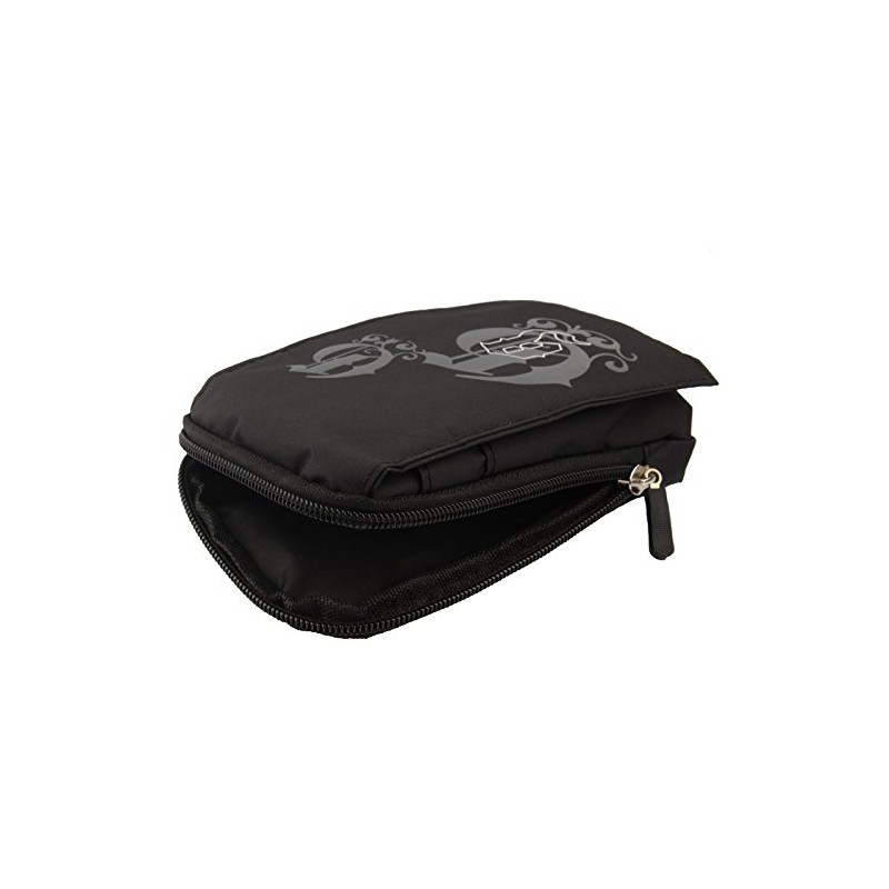 DFV mobile - Multi-Functional Vertical Stripes Pouch Bag Case Zipper