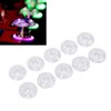 10Pcs Guitar Effect Pedal Footswitch Topper ABS Clear Single Pedal