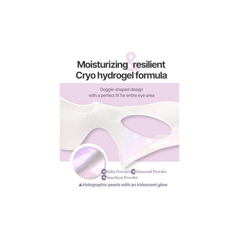 Petitfee Aura Quartz Hydrogel Eye Zone Mask 5Ea (9G5) -