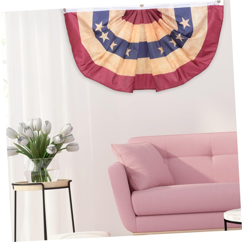 Outanaya 4th of July Decorations American Flag Flags Semicircle Patriotic