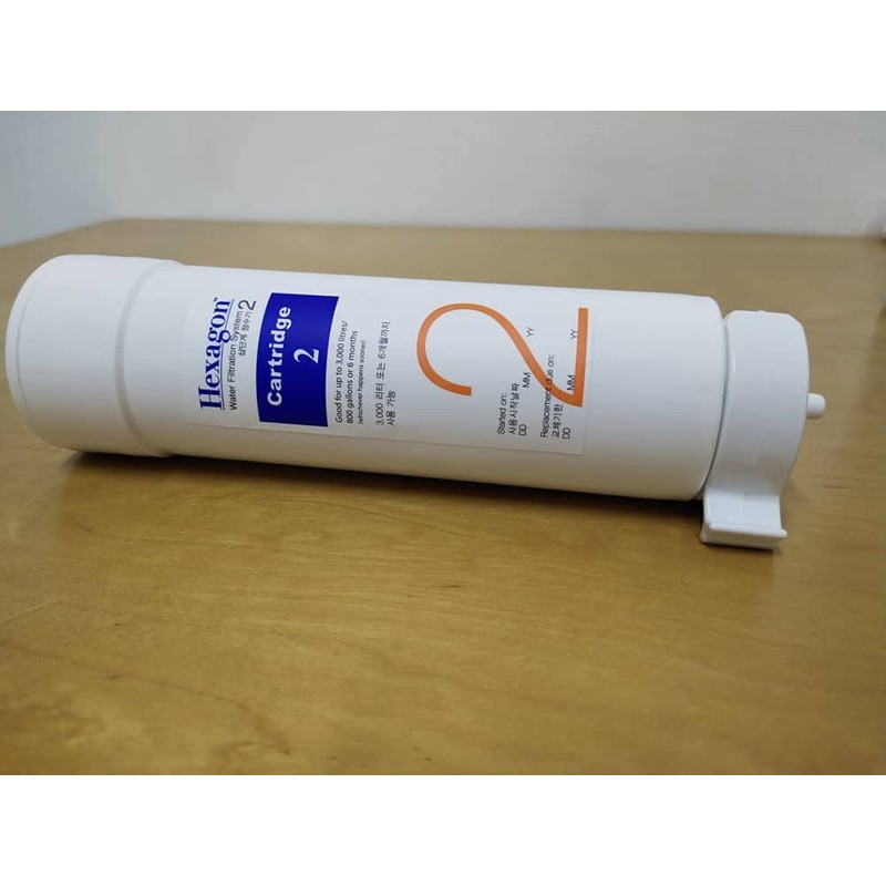 Valued Hexagon Alkaline Water Filtration System 2 Cartridge 2