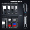 New LED Flashlights Rechargeable High Lumens Super Bright Handheld Flash