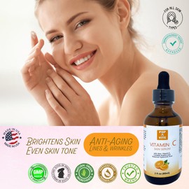 Pop A Vite Vitamin C Serum for Face and Skin with Aloe, Vitamin E, Centella Asiatica(Cica), Hyaluronic Acid
