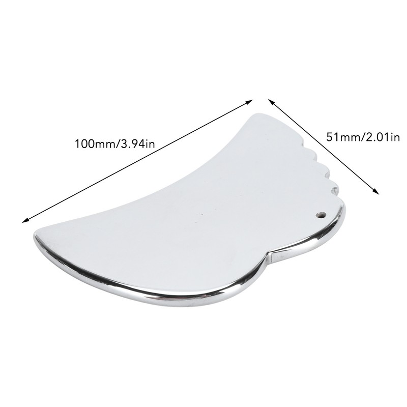 Wing Shaped Terahertz Stone Gua Sha Facial Tool for SPA
