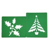 Washable Plastic Christmas Stencils Set of 6 by BCreative ®