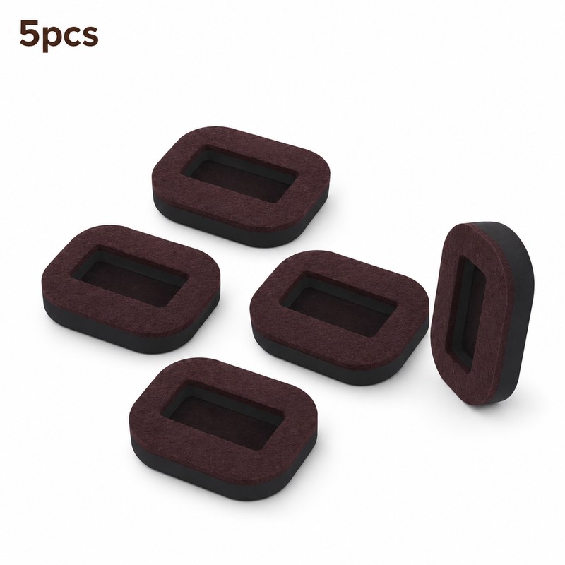 Office Chair Wheel Stopper Cups for Floor Protection – 5-Piece