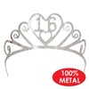 Glittered Metal Tiara -16th
