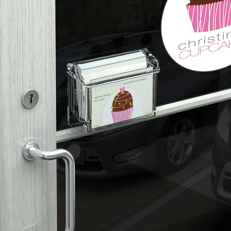 Deflecto Pack of 2 Wall Mounted Outdoor 'Grab a Card'