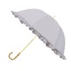 PT Full Blackout Deep Folding Long Umbrella 55/Ruffle Lilac Gray,