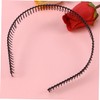 BIUDECO 3pcs Metal Teeth Comb Hairband Headband 80 Long Teeth