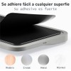 Soporte Con Clips Magnético Para Organizar Cables Escritorio (GRIS)