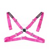 TANAKA UNIVERSAL PINK 4 POINT CAMLOCK RACING SEAT BELTS HARNESSES