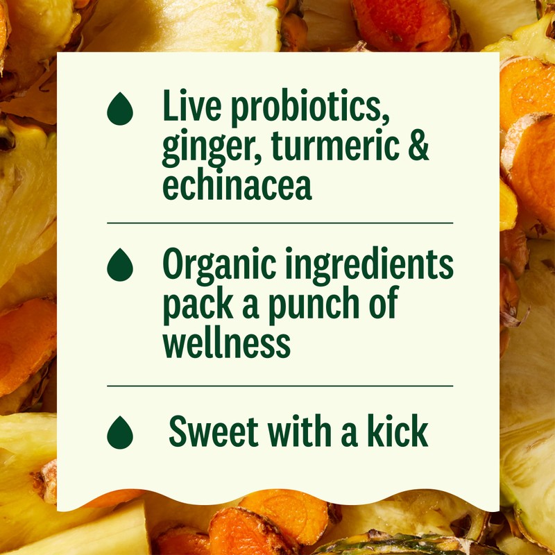 Suja Organic Immunity Defense Shot (30 Pack) with Turmeric and