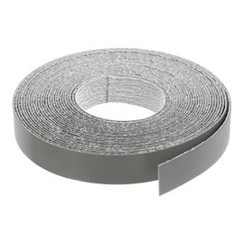 sourcing map Edge Banding, 3/4 Inch x 25ft Pre-Glued Veneer Edging Iron-on Flexible Edge Banding for Cabinet Repair Furniture Restoration, Dark Gray
