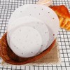 Steamer Paper Liners, 50pcs redondo de bambú (Dim Sum Non