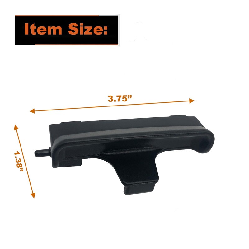 HONGFULY Center Console Latch fit for Acura RDX 2013-2018, Metal,