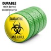 GRAPHICS & MORE Biohazard Quarantine and Chill Tire Rim Wheel