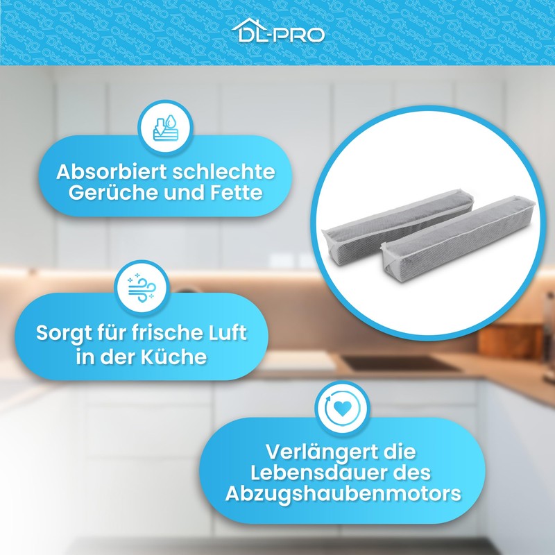 DL-pro Air Filter with Activated Carbon, Compatible with Miele 7236280,