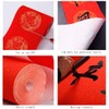 Red Xuan Paper Roll,Calligraphy Rice Thicken Paper Scrolls, Blank Chinese