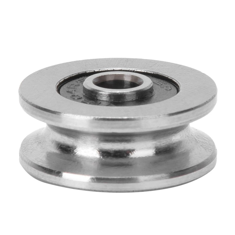 10pcs TV0418 4*18*8mm V Groove Track Roller Bearing Guide Rail