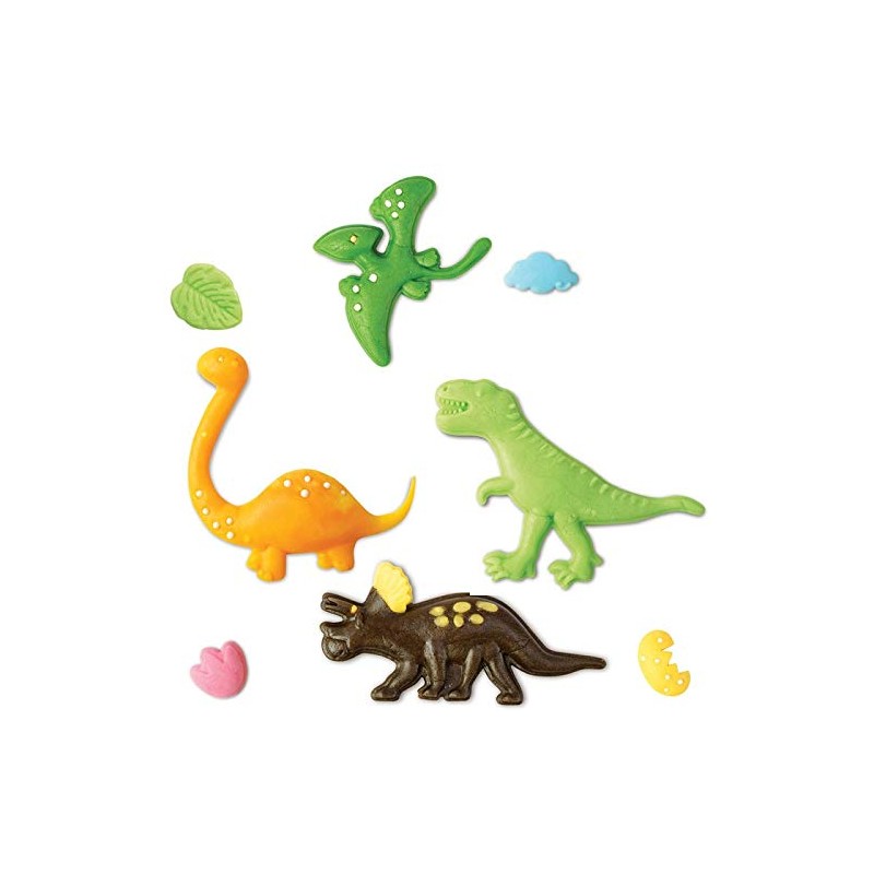 ScrapCooking 3449 Dinosaurier-Backform Silikon Rosa 21,7 x 9,5 x 0,8