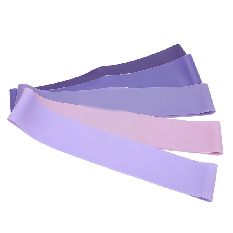 5pcs Resistance Band Set Home Yoga Fitness Silicone Stretch Workout