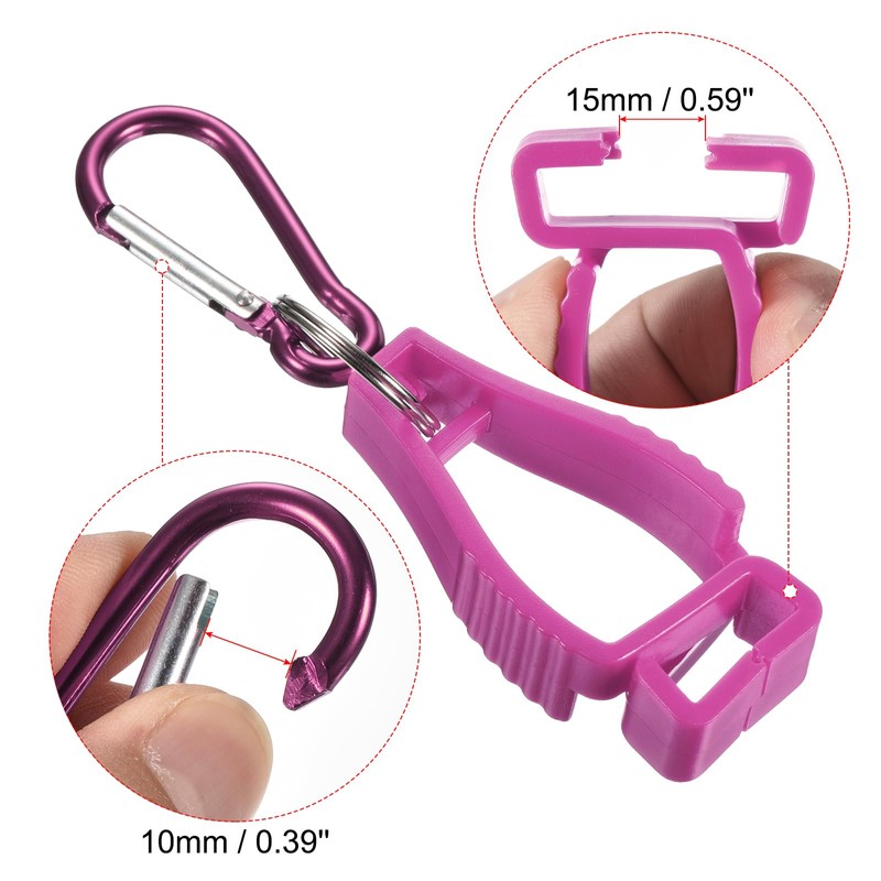 PATIKIL Glove Keeper, 3 Pack Gloves Grabber Clips Prevent Losing